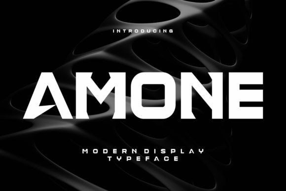 Amone: A Display Typeface That Cuts Through the Feed
