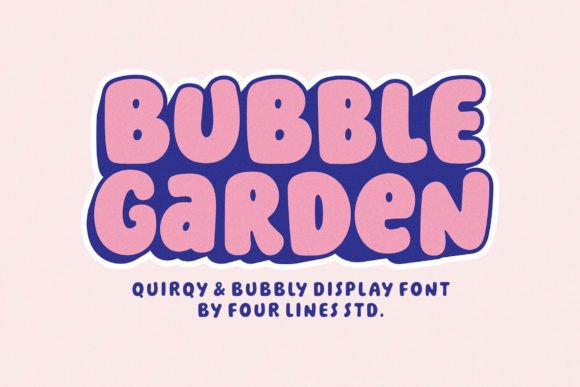 Bubble Garden Font: A Playful, Professional Display Typeface