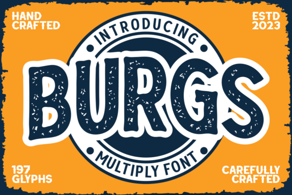 Burgs: A Display Font That Grows With Your Story