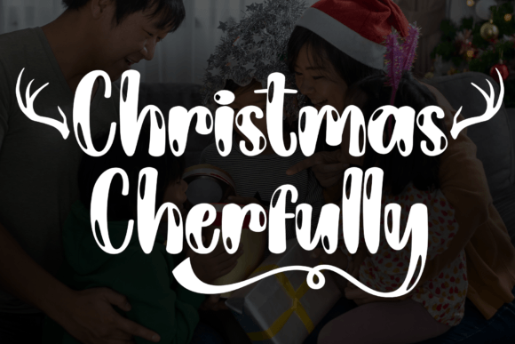 Christmas Cherfully: A Joyful Display Font for Real Branding Projects