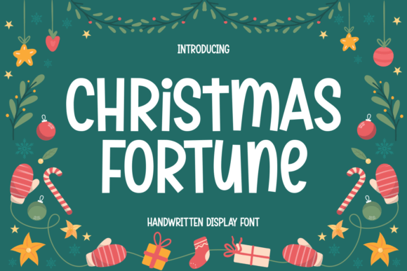 Christmas Fortune: A Friendly Handwritten Display Font for Digital Brands