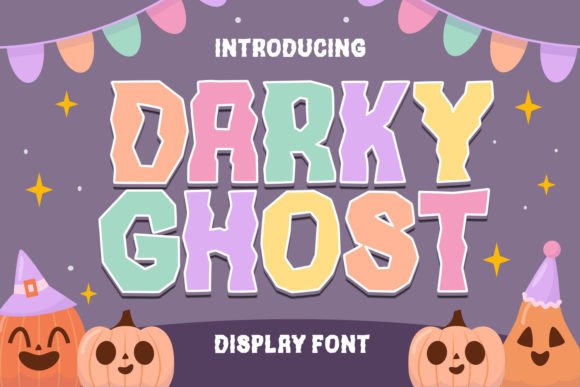 Darky Ghost: A Display Font That Screams Halloween—Without Saying a Word