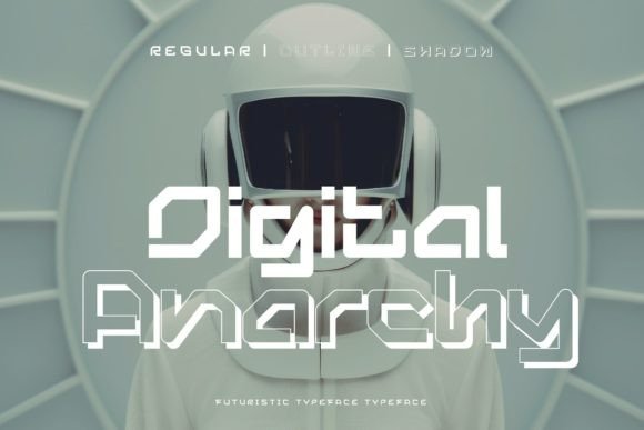 Digital Anarchy: A Bold Display Font for Modern Brand Identity