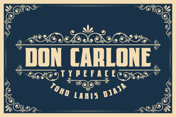 Don Carlone: A Bold, Handmade-Ready Display Font