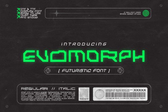 Evomorph: A Display Font for Editorial Innovation