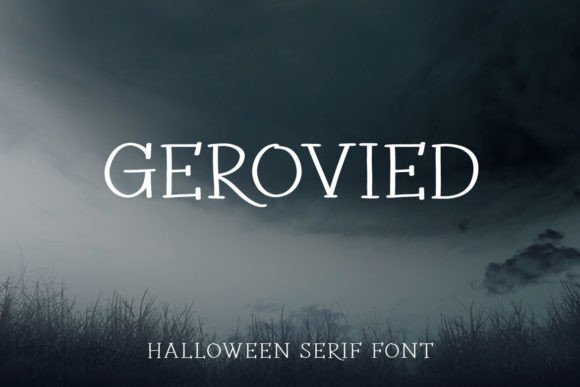 Gerovied: A Playful Halloween Display Font That Delivers