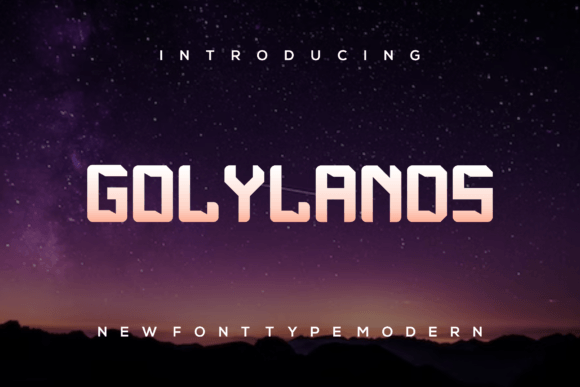 Golylands: A Modern Display Font for Editorial Calm