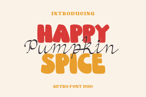 Happy Pumpkin Spice: A Display Font That Feels Like a Warm, Thoughtful Pause