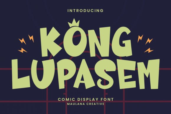 Kong Lupasem: A Playful Display Font for Scroll-Stopping Campaigns