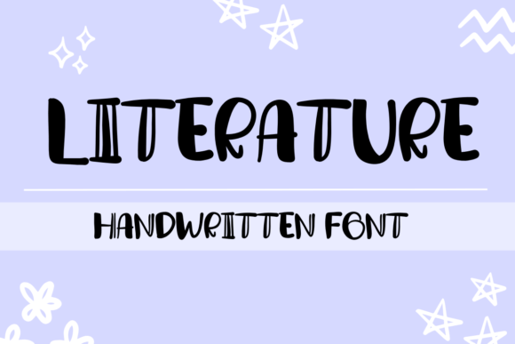 Literature: A Handwritten Display Font That Feels Human