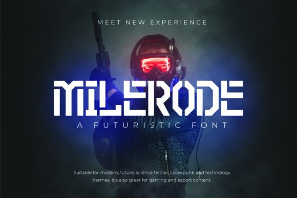 Milerode: A Futuristic Calligraphy Font for Thoughtful Design