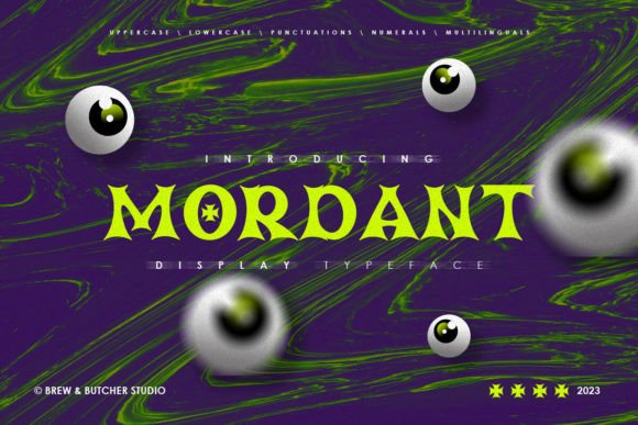 Mordant: A Display Font with Sharp Editorial Intent