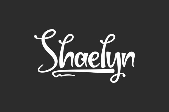 Shaelyn Font: A Handwritten Display Typeface for Joyful Digital Experiences