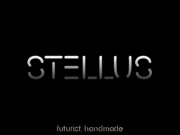 Stellus: A Futurist Display Font for Modern Brand Identity