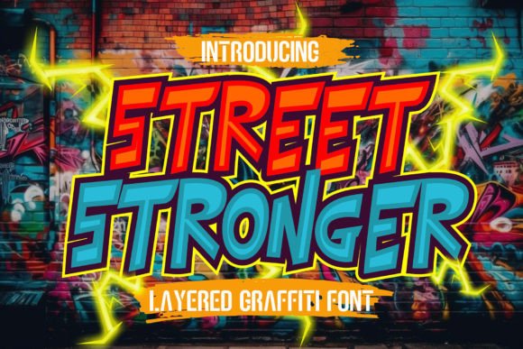 Street Stronger: A Graffiti Display Font with Real Craft Impact